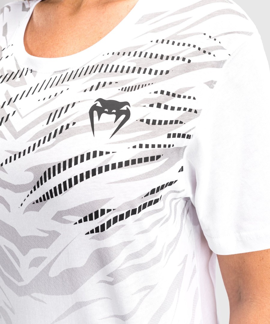 ufc fusion by venum replica dames t-shirt met korte mouwen - wit