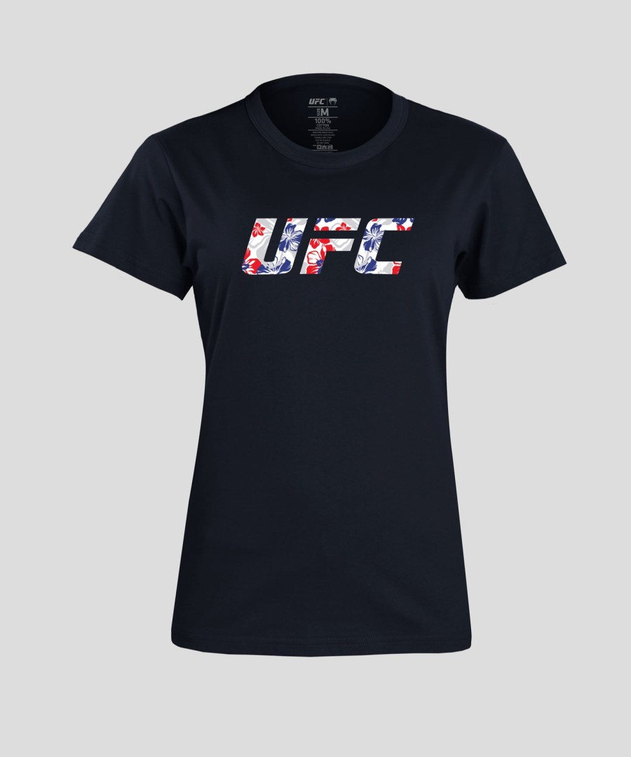 dames ufc unrivaled by venum navy max holloway t-shirt
