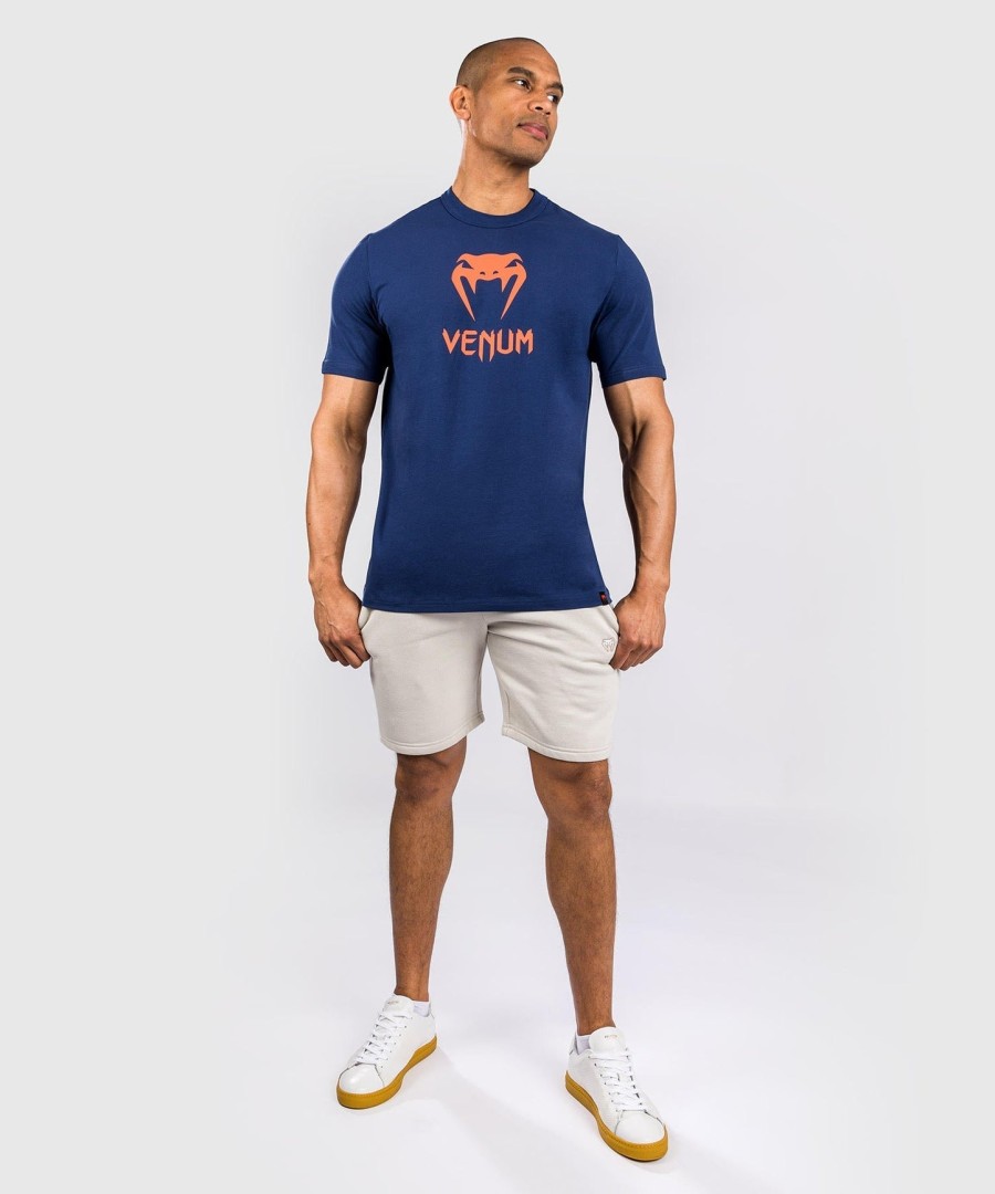 venum classic t-shirt - marineblauworanje
