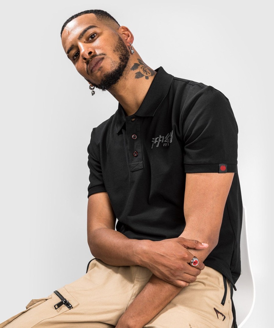 venum okinawa 3.0 polo - zwartrood
