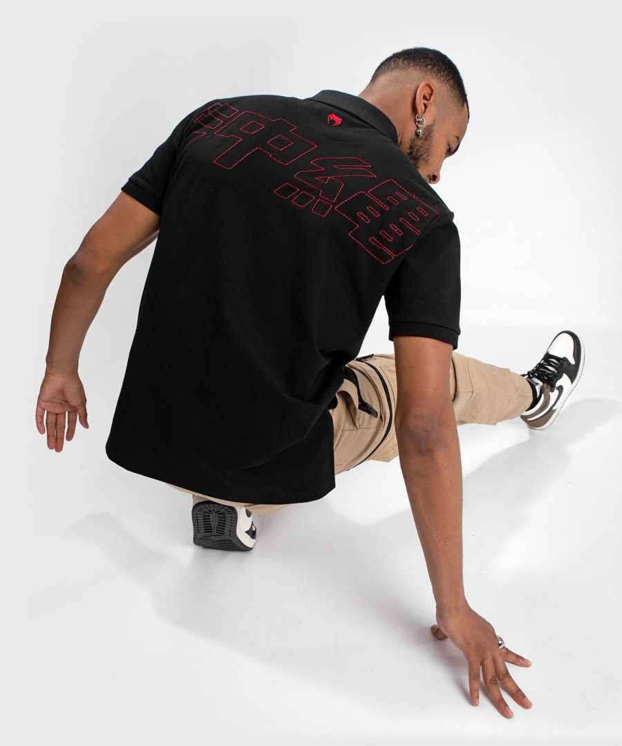 venum okinawa 3.0 polo - zwartrood