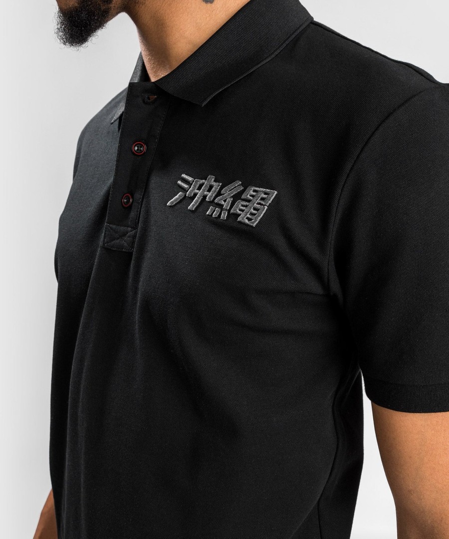 venum okinawa 3.0 polo - zwartrood