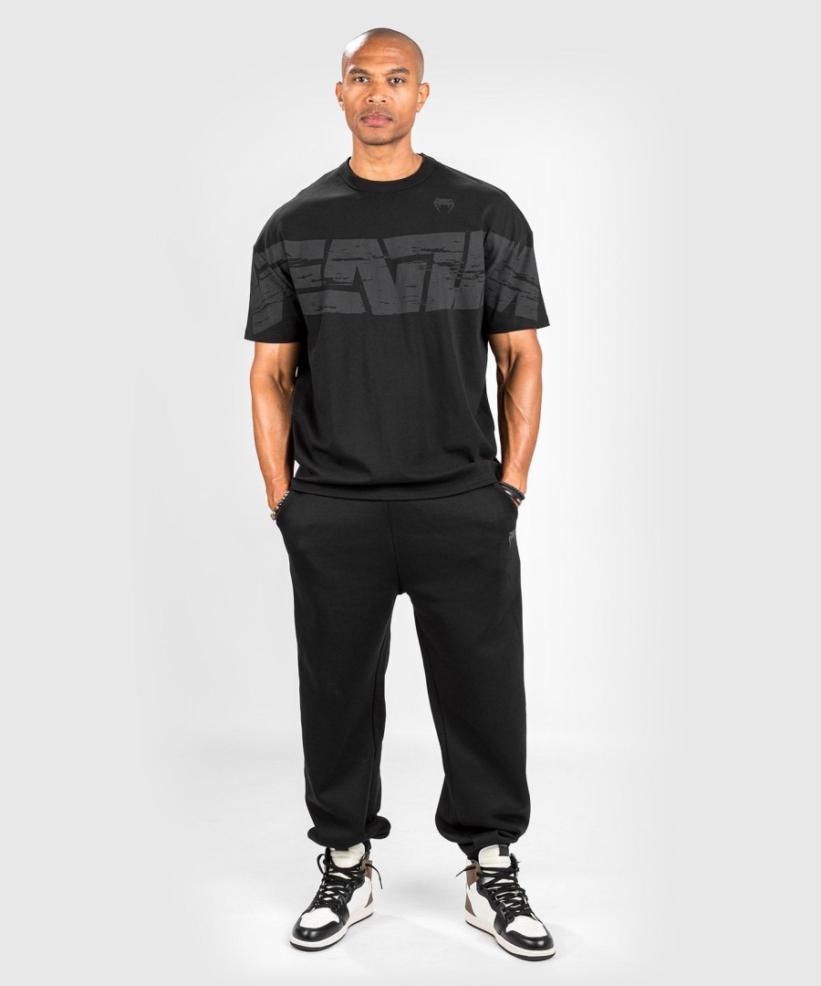 venum connect xl t-shirt - oversize pasvorm - zwart