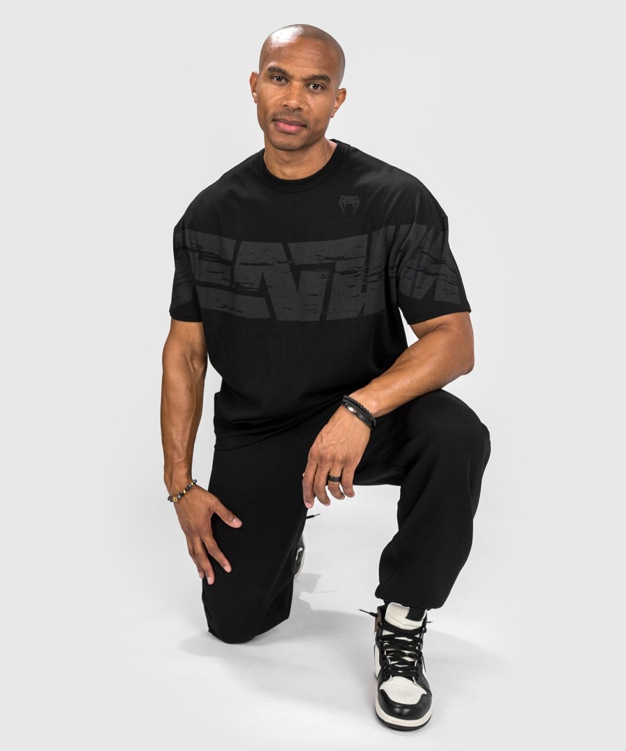 venum connect xl t-shirt - oversize pasvorm - zwart