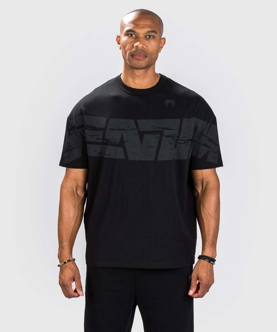 venum connect xl t-shirt - oversize pasvorm - zwart