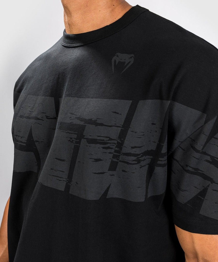 venum connect xl t-shirt - oversize pasvorm - zwart