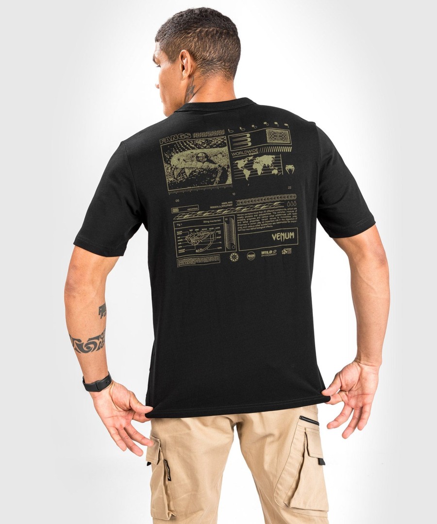 venum fangs t-shirt - normale pasvorm - zwart
