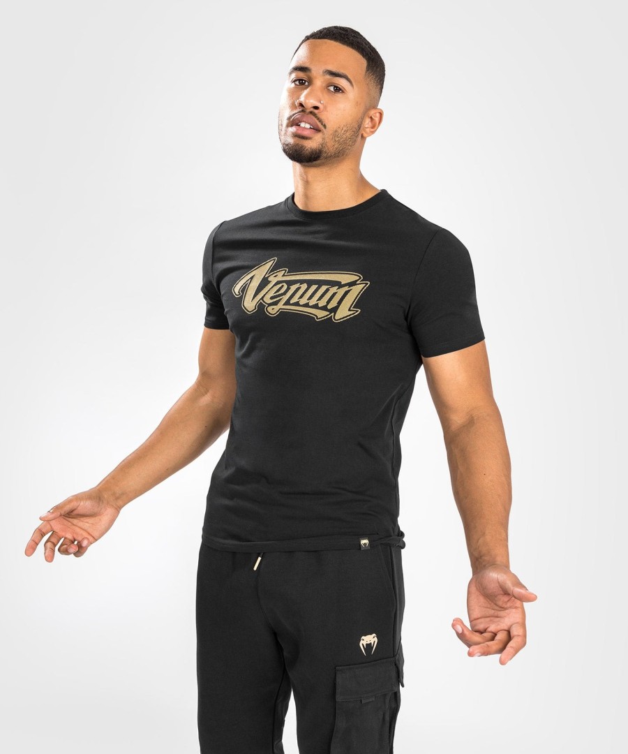 venum absolute 2.0 t-shirt - aangepaste pasvorm - zwartgoud
