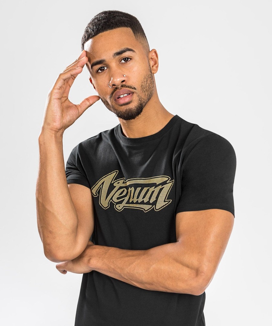 venum absolute 2.0 t-shirt - aangepaste pasvorm - zwartgoud