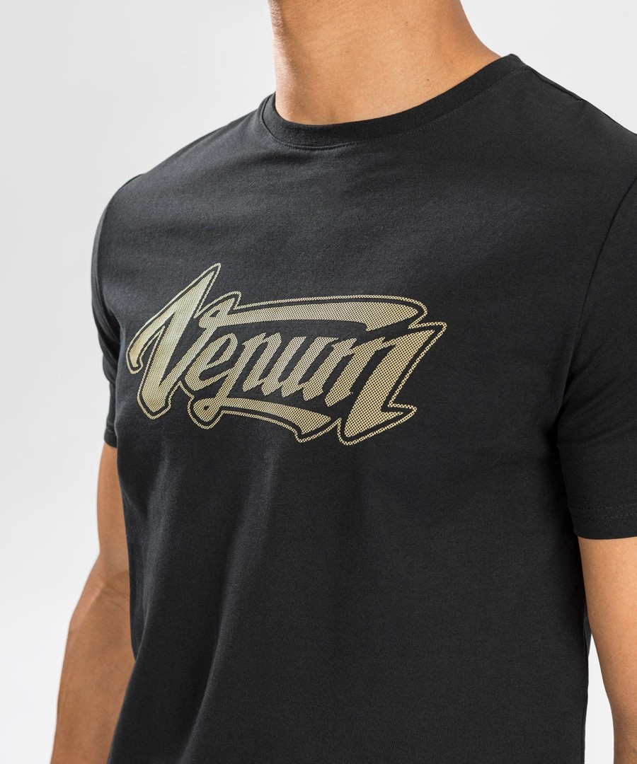 venum absolute 2.0 t-shirt - aangepaste pasvorm - zwartgoud