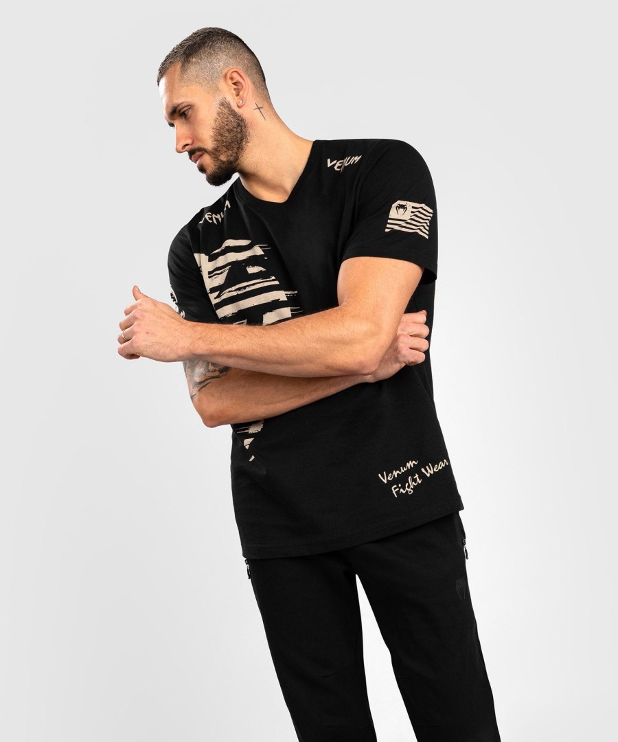 venum giant usa t-shirt - normale pasvorm - zwart