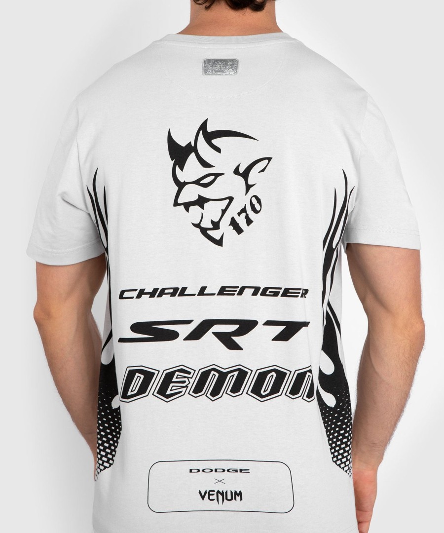 venum x dodge demon 170 heren t-shirt - grijs