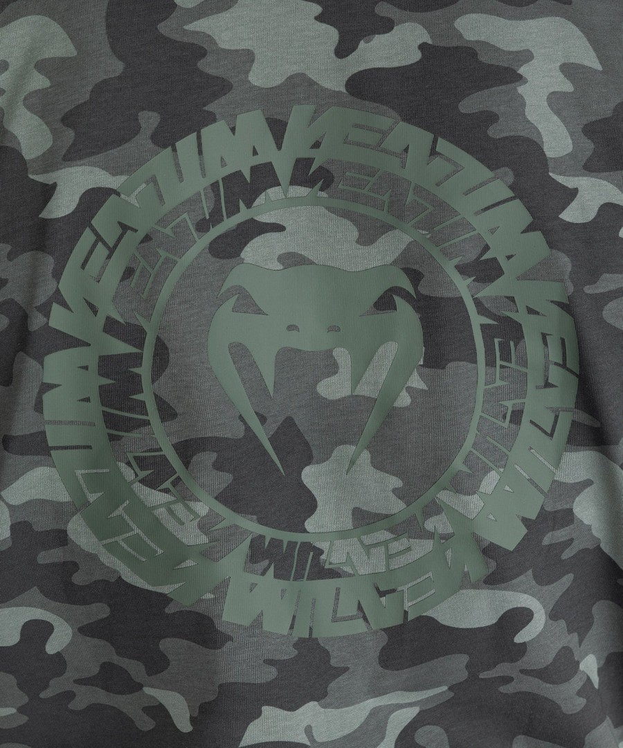 venum vortex xl heren t-shirt - khaki camo