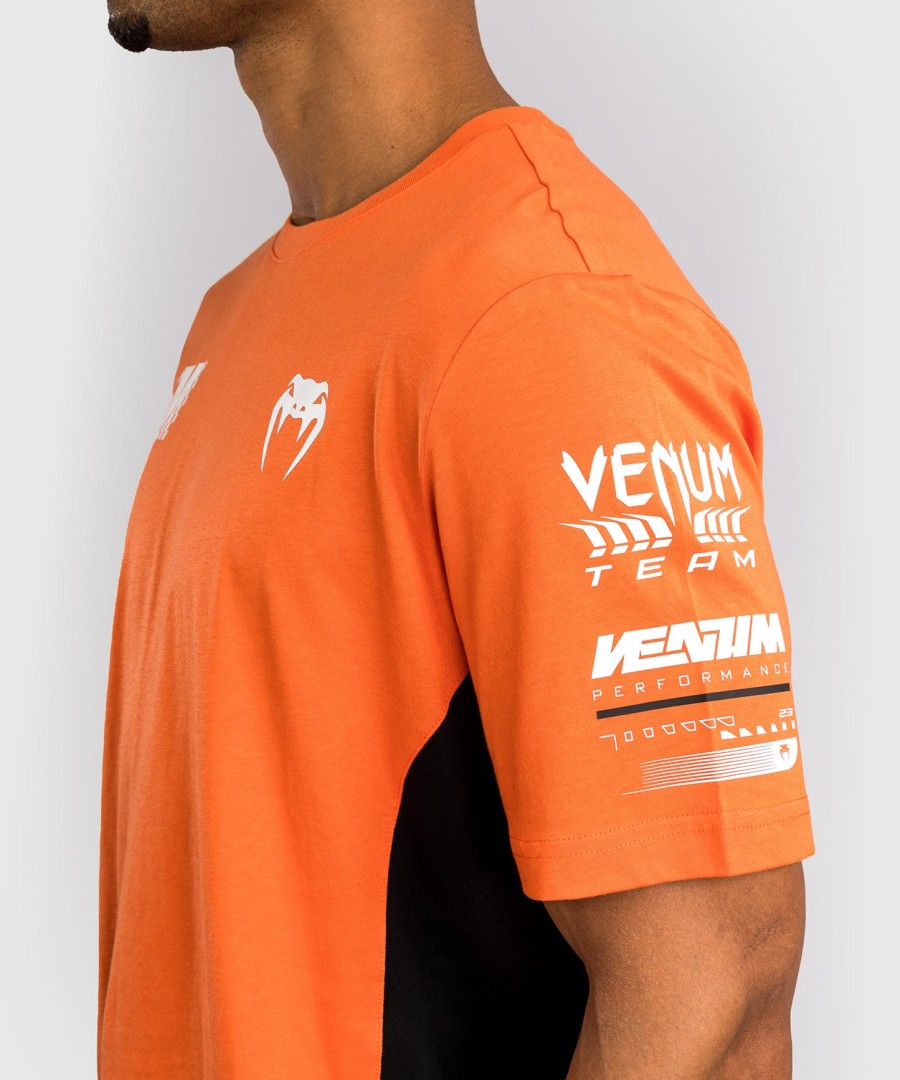 venum motorsport t-shirt - mandarijn
