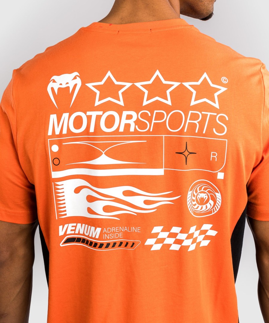 venum motorsport t-shirt - mandarijn