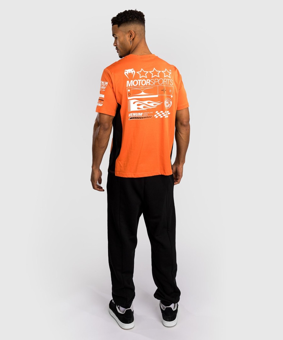 venum motorsport t-shirt - mandarijn