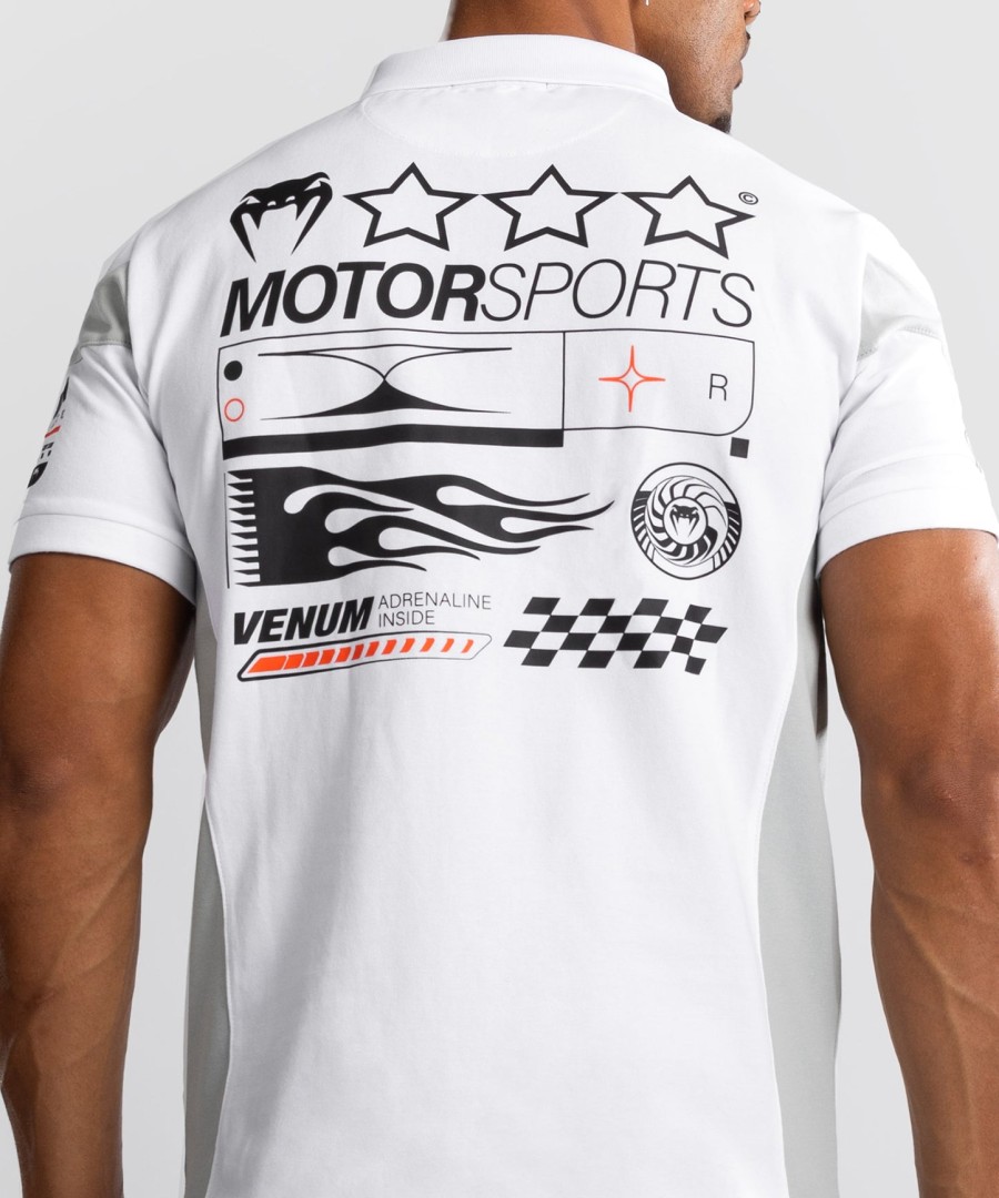 venum motorsport katoenen polo - sneeuwwitje