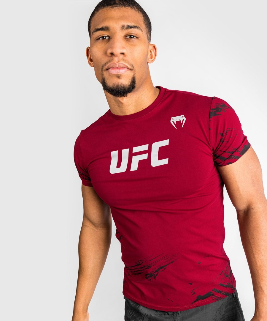 ufc venum authentic fight week heren 2.0 t-shirt met korte mouwen - rood