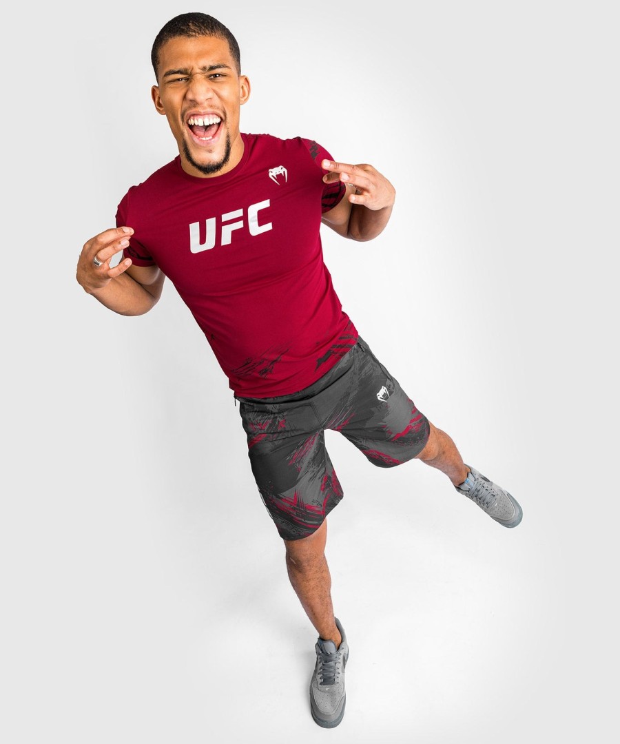ufc venum authentic fight week heren 2.0 t-shirt met korte mouwen - rood
