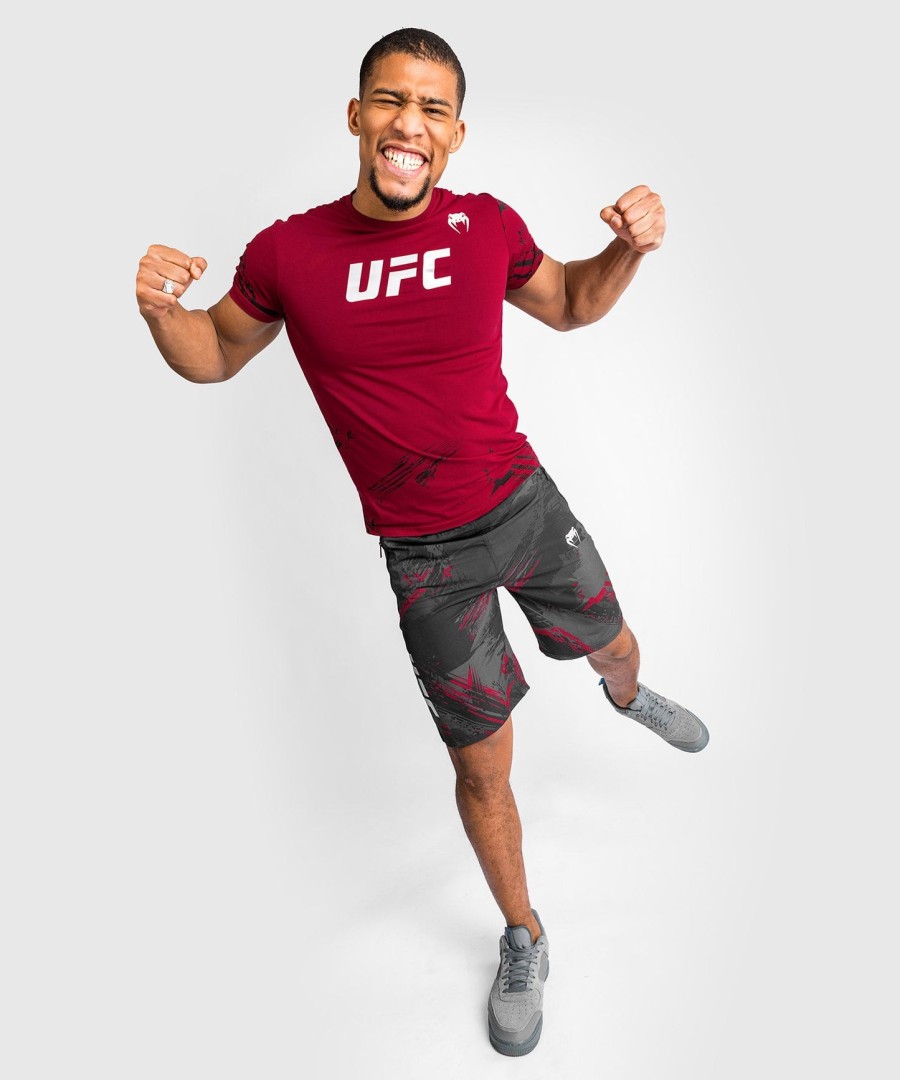ufc venum authentic fight week heren 2.0 t-shirt met korte mouwen - rood