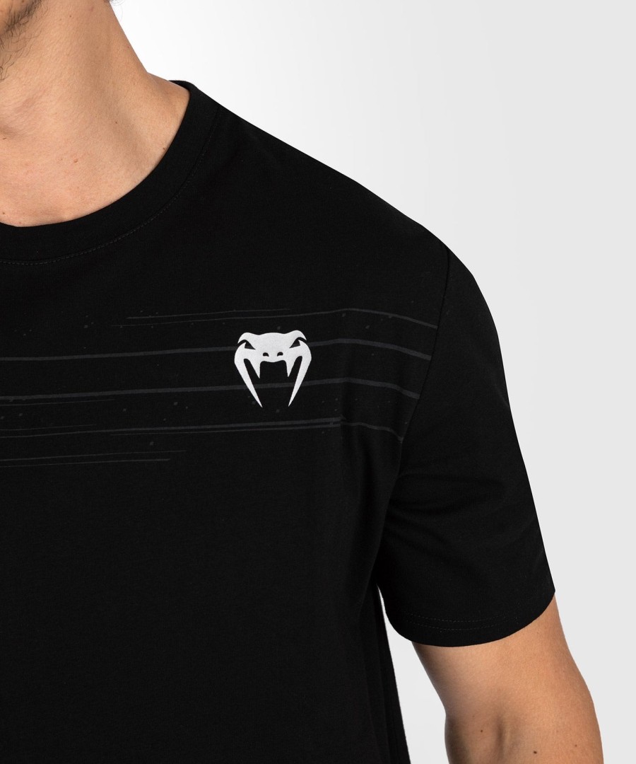 ufc venum performance institute 2.0 heren t-shirt - zwartrood