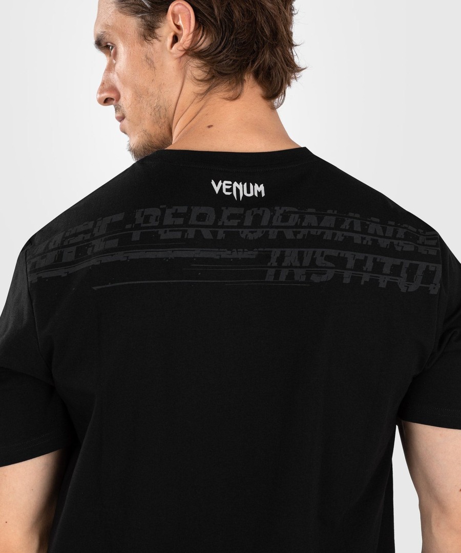 ufc venum performance institute 2.0 heren t-shirt - zwartrood
