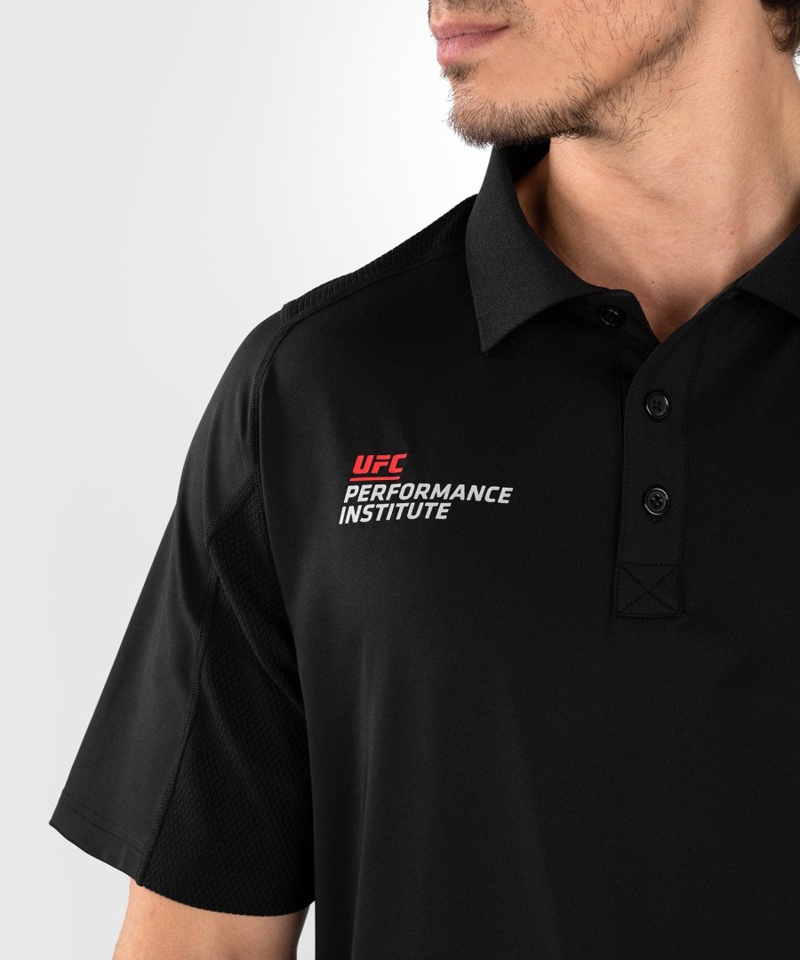 ufc venum performance institute 2.0 herenpoloshirt - zwartrood