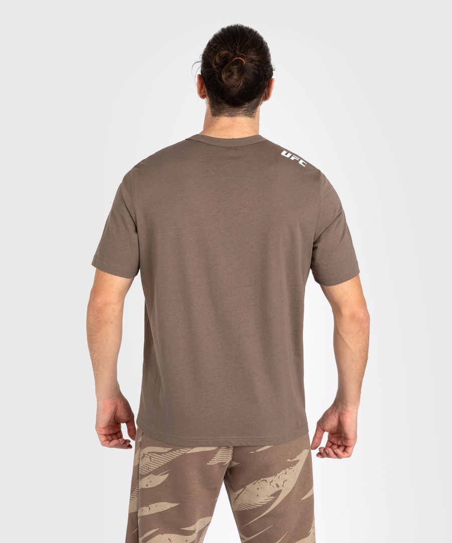 ufc adrenaline by venum fight week heren t-shirt met korte mouwen - brons