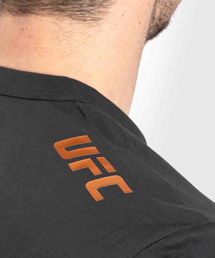 ufc adrenaline by venum fight week t-shirt met korte mouwen voor heren - houtskoolgrijs
