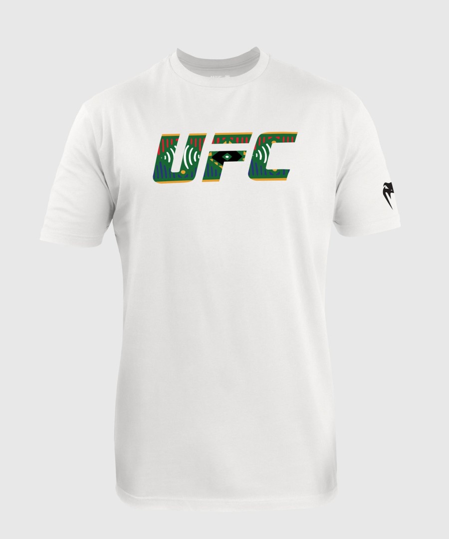 heren ufc unrivaled by venum wit dricus du plessis t-shirt