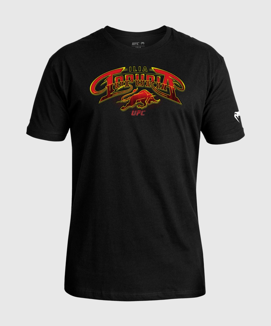 heren ufc unrivaled by venum zwart ilia topuria t-shirt