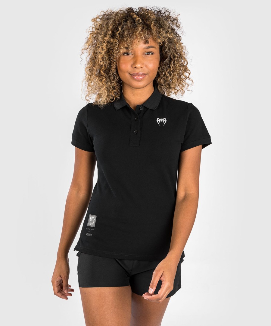 venum x dodge demon 170 damespoloshirt - zwart