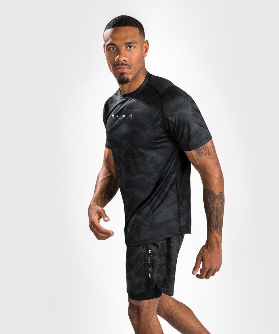 venum electron 3.0 dry tech t-shirt - korte mouwen - zwart