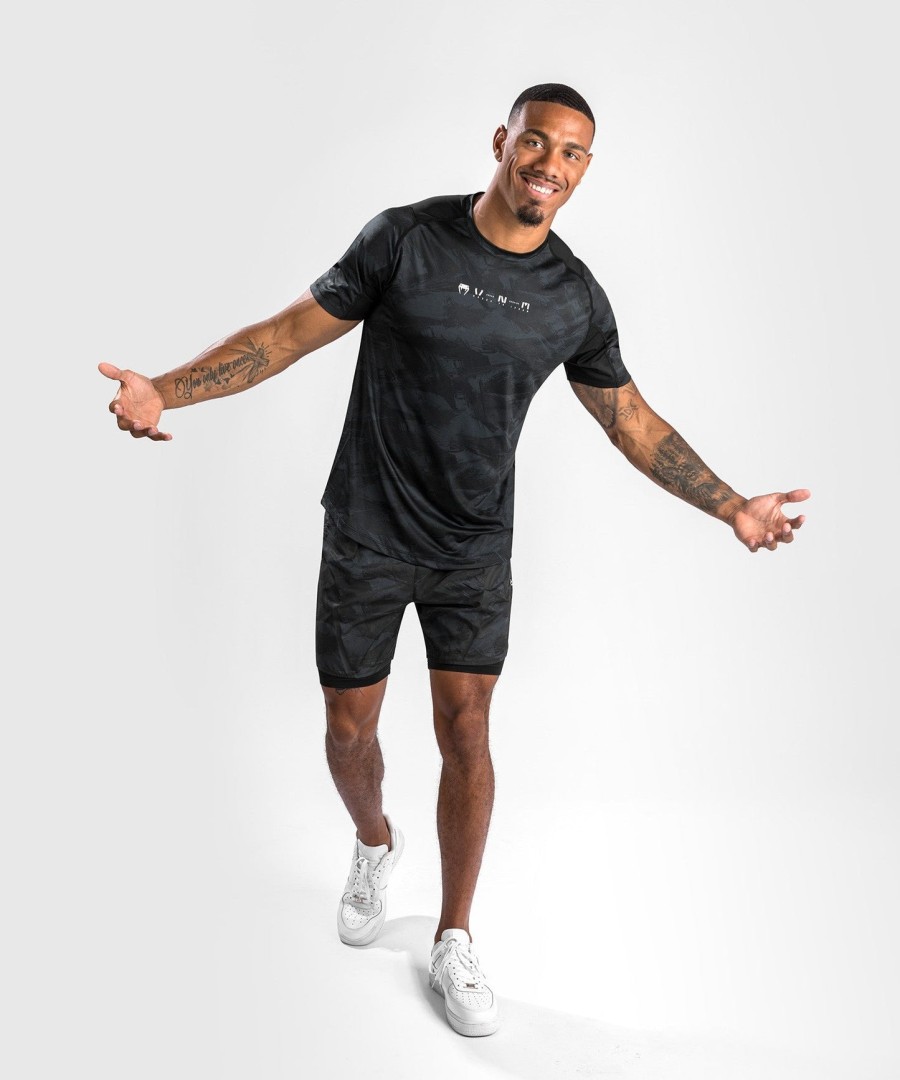 venum electron 3.0 dry tech t-shirt - korte mouwen - zwart