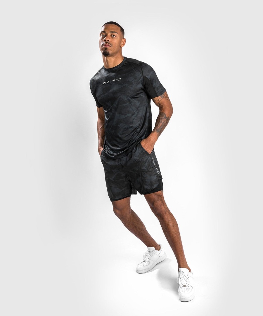 venum electron 3.0 dry tech t-shirt - korte mouwen - zwart