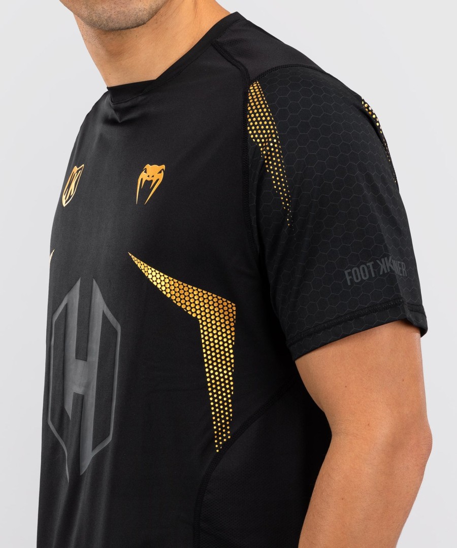 fk x venum hexagone mma t-shirt - zwartgoud