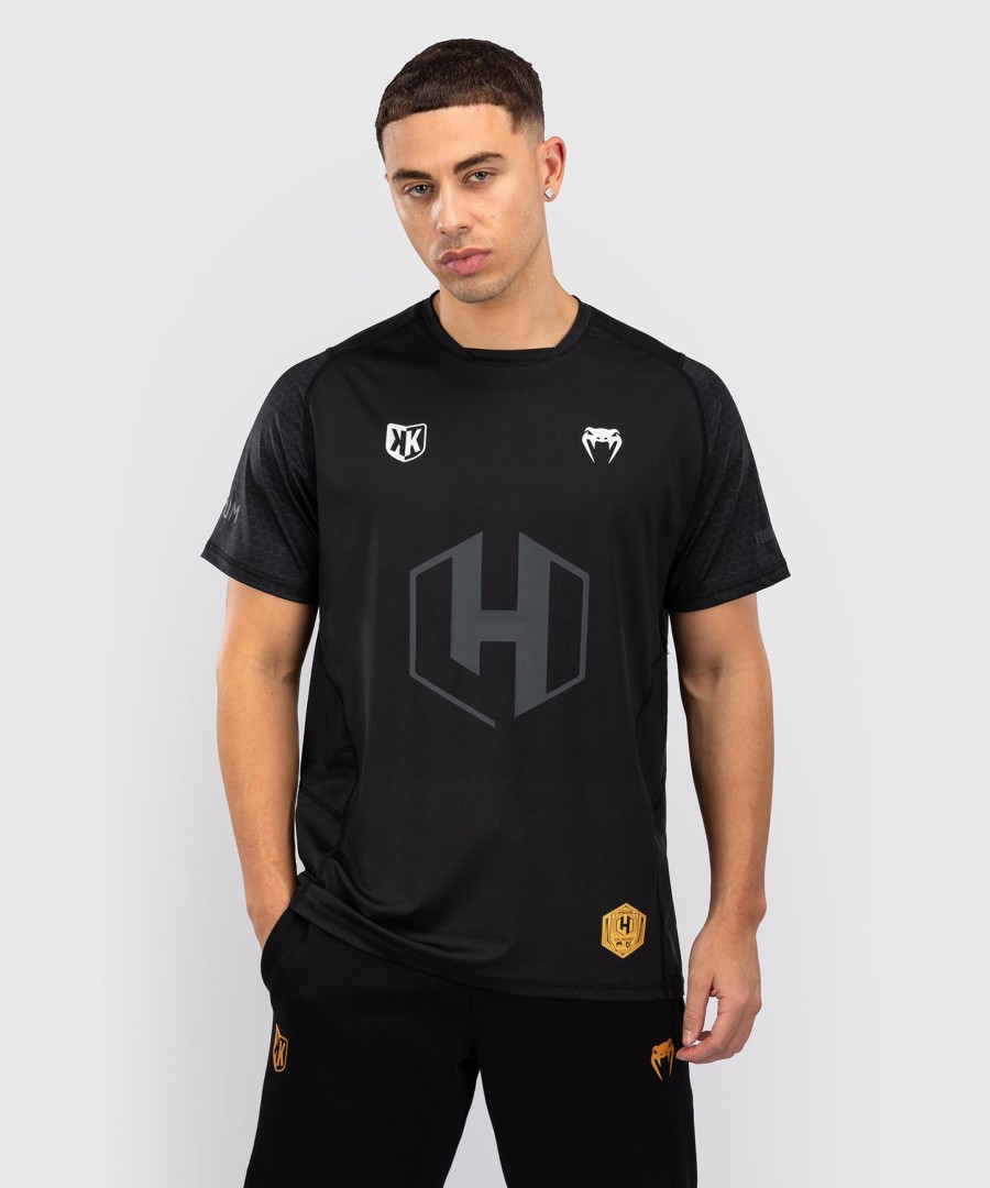 foot korner x venum hexagon mma t-shirt - zwartzilver