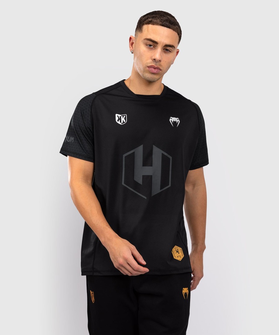 foot korner x venum hexagon mma t-shirt - zwartzilver