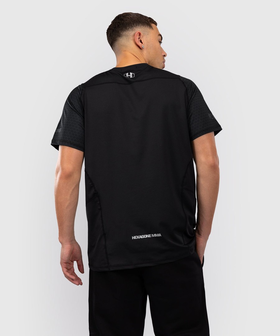 foot korner x venum hexagon mma t-shirt - zwartzilver