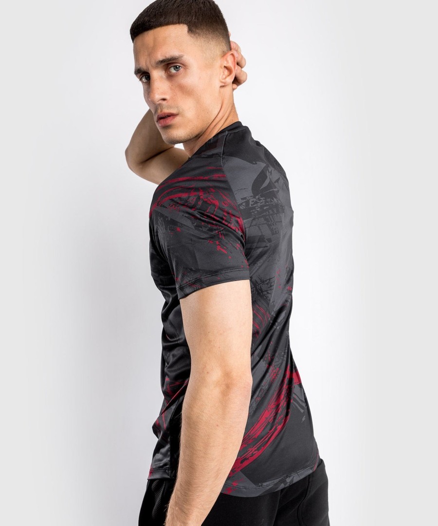 ufc venum authentic fight week 2.0 dry tech t-shirt voor heren - zwart
