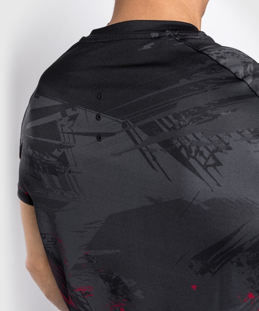 ufc venum authentic fight week 2.0 dry tech t-shirt voor heren - zwart