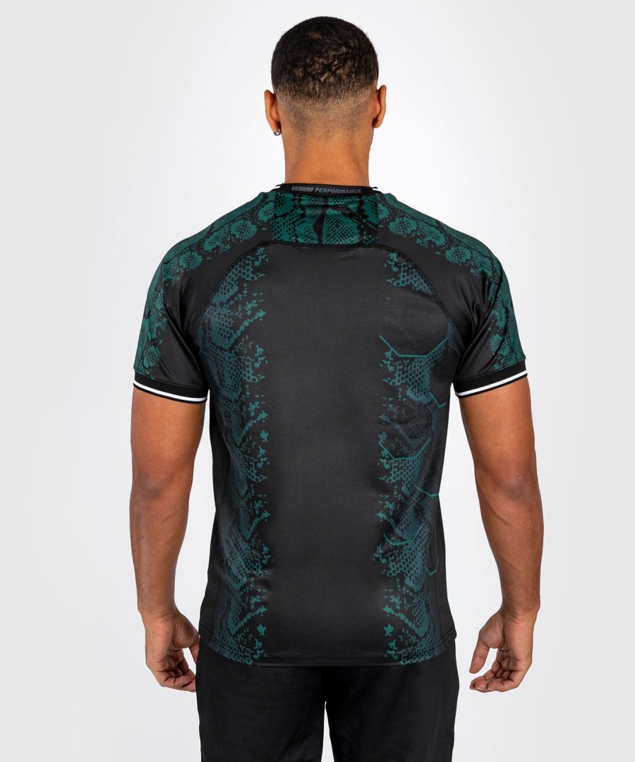ufc adrenaline by venum authentic fight night heren jersey - emerald edition - groenzwart