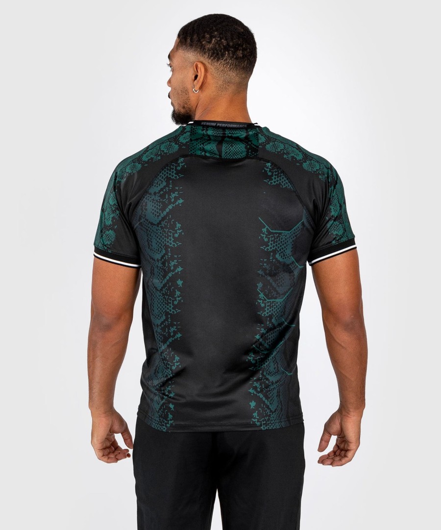 ufc adrenaline by venum authentic fight night heren jersey - emerald edition - groenzwart