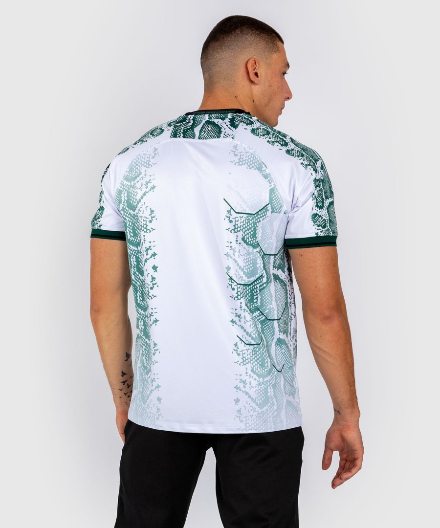 ufc adrenaline by venum authentic fight night heren jersey - emerald edition - witgroen