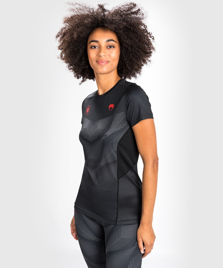 venum phantom dry tech t-shirt - voor dames - zwartrood