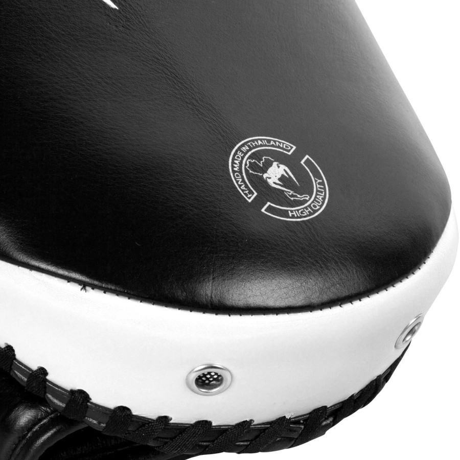 venum kick pads leer - zwartwit