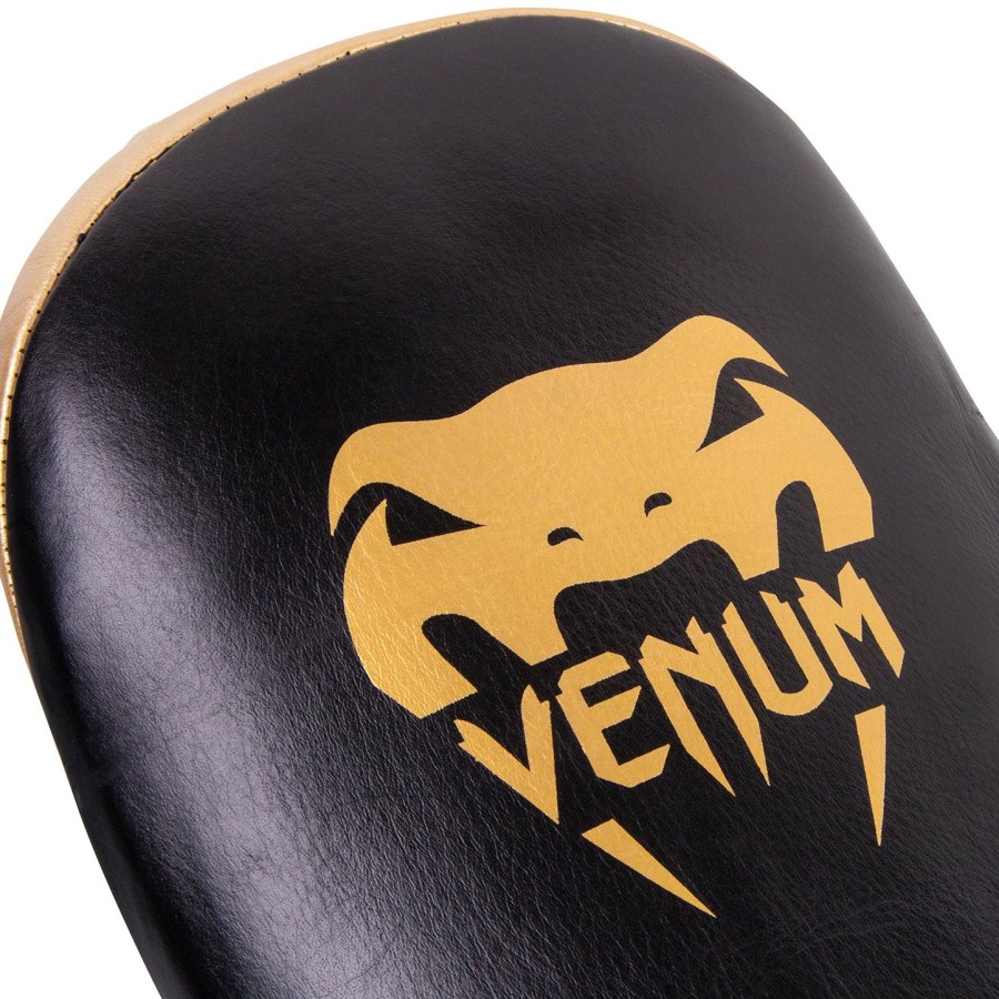 venum kick pads leer - zwartgoud