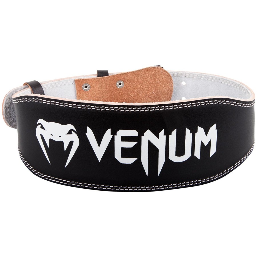 venum hyperlift leren gewichthefgordel - zwart
