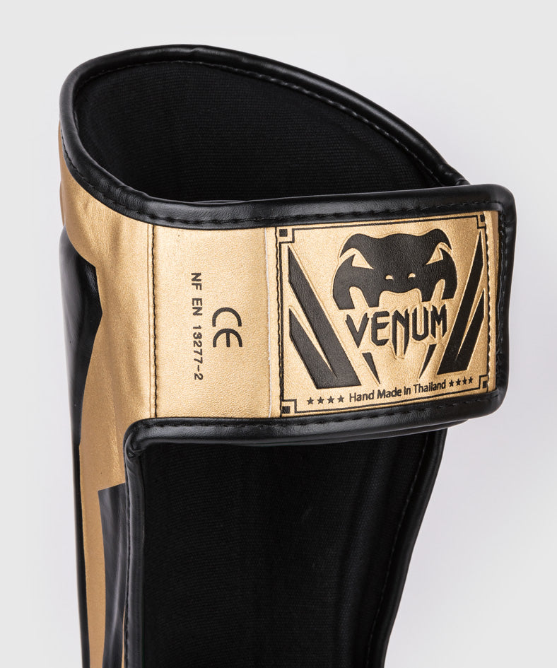venum elite standup scheenbeschermers - goudzwart