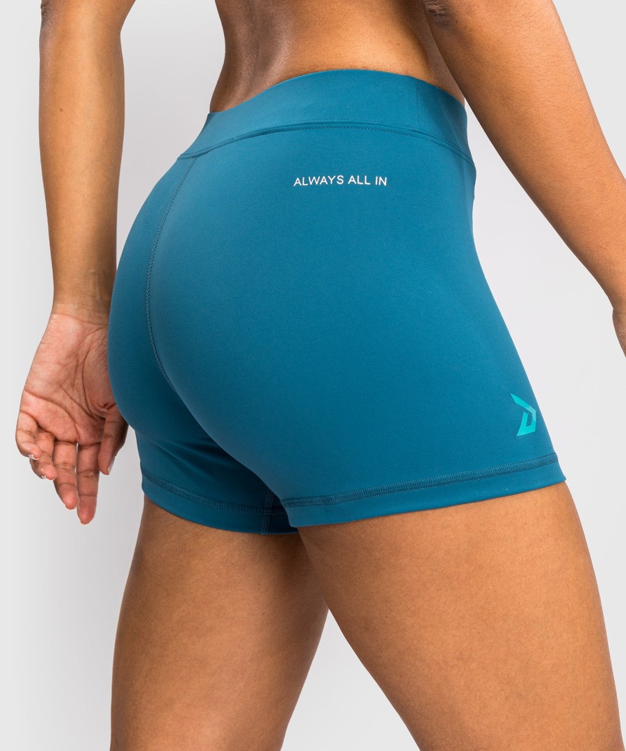 venum x demi dames vale tudo shorts - azur blauw